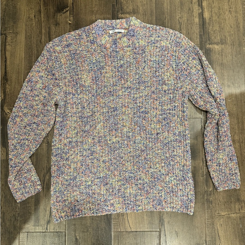 Multicolor knit Zara sweater